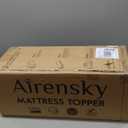 Airensky Queen Mattress Topper, Cooling Gel Infused Memory Foam Topper with Removable Skin-Friendly Cover, Bed Topper for Pressure Relief Back Pain, CertiPUR-US Certified, 2 Inch, 60"x80"