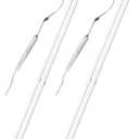 jimwhen 2Pack 4FT LED Retrofit Kits, 24W Magnetic retrofit kit, 5000K Daylight White, Super Bright 3600LM, No Dimmable, Recessed Fluorescent Replacement Light, Easy Install, Milky Cover