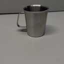 Stainless Steel Measuring Cup (16 Ounce/ 0.5 Liter- 2 Cup), Milk Frothing Pitcher, Steaming Pitcher, Milk Frothing Cup Jug with Marking with Handle for Espresso Machines, Latte Art