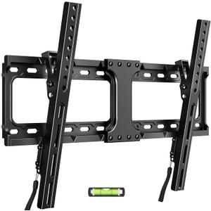 55 65 75 85 inch Tilting TV Wall Mount for 32-90 '' TVs, Low Profile TV Mount Bracket, Safe Lock & Quick Release, Max VESA 600x400mm, 24 inch Studs,132 lbs, Fit Most 55+ 75+ 85+ 86 TVs