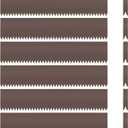 Metal Landscape Edging Kit - 6PCS 40" L x 8" H Each (20ft Total) Galvanized Bendable Garden Edging for Lawn Yard- No-Dig Hammer-in Heavy Duty Metal Edging Border with 6 Clips