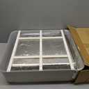 Homegroove Stainless Steel Cat Litter Box with Drawer, XL Foldable Enclosed Kitten Litter Box with Lid for Indoor Cats, Metal Covered Cat Litter Pan with Litter Scoop (Gray)