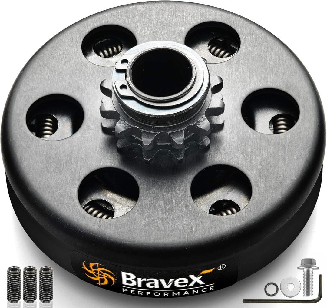 Centrifugal Clutch Go Kart Clutch Predator Engine Clutch Baja Mini Bike 3/4" Inch Bore 12 Tooth 12T for #35 Chain 6.5HP - Upgrade