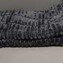 Smiry Couch Cover for Dogs Washable, Non Slip Fuzzy Pet Couch Covers for 3 Cushion Sofa Pet Friendly, Thick Soft Sofa Slipcovers Cushion Protector (Dark Grey, 27.6" x 82.7")