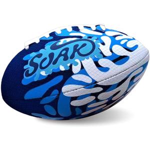 SOAK 9-Inch Water Football Waterproof Foam Ball for Pool, Beach & Lake Games, Kids Ages and Adults, Outdoor Family Toy