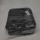 Relavel Travel Makeup Train Case Makeup Cosmetic Case Organizer Portable Artist Storage Bag with Adjustable Dividers for Cosmetics Makeup Brushes Toiletry Jewelry Digital Accessories Black (Small)