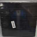 Bumusty Large Cork Board Alternative-36 x 24" Felt Bulletin Board Tiles, with 30 Pushpins, 40 Adhesive Tabs, 6-Pack Slat Wall Paneling, Cork Boards for Office Push Pin Board Felt Board-Black