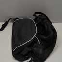 WOYYHO Pet Dog Carrier Backpack Small Dog Front Backpack Ventilated Dog Carrier Back Pack with Storage Pockets, Adjustable Straps & Safety Belt for Travel Hiking Outdoor (Size M: 5-9 lbs, All Black) (2-Solid Black)