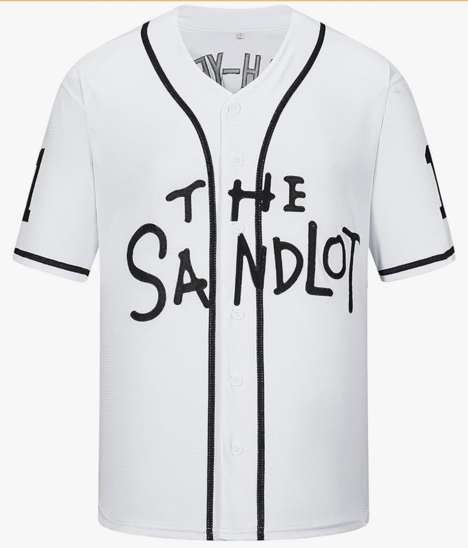 90s Outfit for Men,Sandlot 30 Jersey Rodriguez 30 Squints 5 Yeah-Yeah 11 Short Sleeve Baseball Jerseys for Men Women. XS