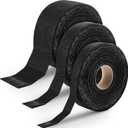 Fabbay 150ft Asphalt Tape Black Concrete Crack Sealer 1.2inch 2inch 4inch Self Adhesive 2.5mm Thick Waterproof Driveway Joint Repair Cement Road