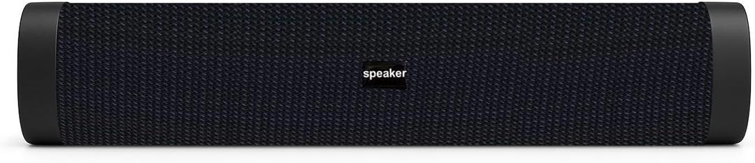 Home Bluetooth Speaker Portable Wireless Sound Bar, Home Theater Speaker System Compatible for PC, Laptop, Smartphones (Black & Gray)