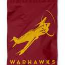 Louisiana Monroe Warhawks P-40 Warhawk Garden Flag