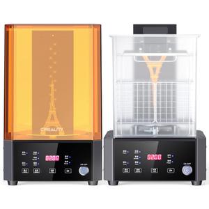 Creality Wash and Cure Station UW-01 2 in 1 Machine Resin 3D Printer UV Curing Rotary Box Bucket for LCD/DLP/SLA Washing Size 7.48x6.06x7.87 inches