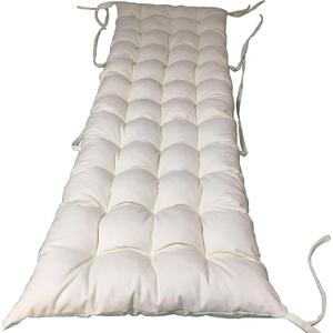 Generic Custom Non Slip Chair Cushion with Ties,Thicken Lounger Cushion Solid Color Bench Cushion Sofa Cushion Recliner Rocking Chair Cushion(50x50cm(20x20inch), Cream White), 1958707