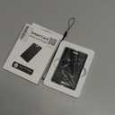 Wallet Tracker Card Android, IP68 Waterproof Rechargeable Smart Tracking Card for Wallet Compatible with Google Find Hub (Android Only) Bluetooth Item Locator for Luggage Tags, Passports, Purse