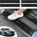 4PCS Car Door Edge Guards Door Sill Protector for Honda Passport 2019-2025 2026 Accessories ABS Plastic Material Matte Black Car Door Threshold Protection