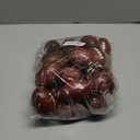 Remuuly 24 Pcs Football Ornaments for Christmas Tree Bulk Mini Football Stress Ball Decor 2.5 Inch Foam PU Decorative Sports Ornaments for Holiday Party Favor School Carnival Reward Gift Bag Fillers