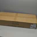 Crystal Chandelier for Dining Room 31'' Black Rectangular Pendant Fixture 6Light with K9 Crystals, Contemporary Chandeliers for Kitchen Island, Living Room