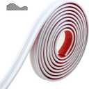 Gaahing Flexible Wall Molding Trim & Chair Rail | Peel and Stick Self-Adhesive Panel Moulding | DIY Home Decor on The Cabinet Door Mirror Frame, 16.4 ft x 1.3 in