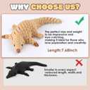 GemmiCho 3D Printed Animals, 7.68" Articulated Pangolin Toy, 3D Printed Toys for Stress Relief, Animals Figurines Fidget Pangolin Toys for Boys Kids Teen 5-7 4-6 8-12