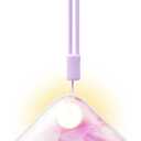 Gaiatop Rechargeable Hand Warmers, 4000mAh Double-Sided Hot Hands with 3 Heat Settings, Light and Strap, Cute Portable Pocket Electric Heater, Stocking Stuffers Reusable Outdoor Gifts for Women Men (Pastel Prism)