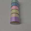 Lyrow 200 Yards Pastel Satin Ribbon 1 1/2 Inch x 6 Rolls Bouquet Accessories Ribbon Eternal Rose Supplies for Flower Bouquet Christmas Gift Wrapping Bows Decorations DIY Crafts Birthday Party (Macaron Color)