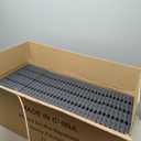 36 sq. ft Plastic Interlocking Deck Tiles, 36 Pack, 12"x12" Waterproof Outdoor Flooring All Weather Use, Patio Floor Decking Tiles for Porch Poolside Balcony Backyard, Dark Grey