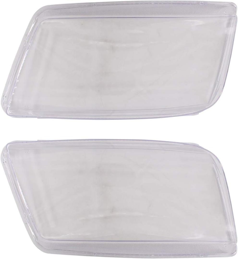 NewYall Pack of 2 Clear Left Driver and Right Passenger Side Headlight Headlamp Lens Cover for Volkswagen MK4 Jetta/Bora 1999-2005
