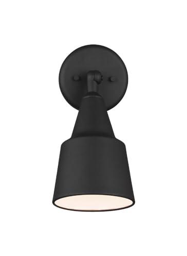 Generation Lighting 8560701-12 Outdoor Flood Light Adjustable Swivel Aluminum Flood Light, 1-Light 120 Watt, 12 Inch H x 6 Inch W, Black, 5.688 Inch Wide, Wet Rated