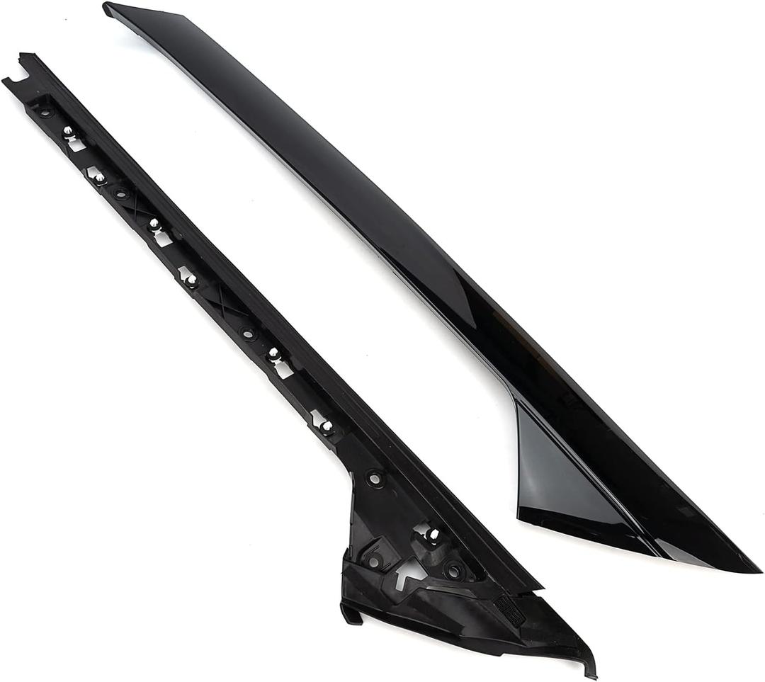 Qagea Windshield A-Pillar Panel Molding Trim - Front Passenger Right Side - Compatible with 2011-2019 Ford Explorer Replaces 926-451 BB5Z-7803136-AB BB5Z-7803144-AA