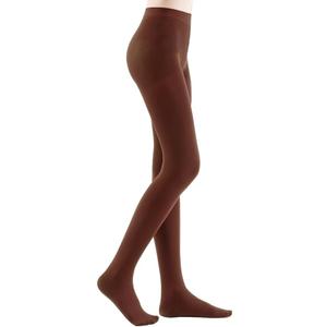 2 x Women's Tights 70D Soft Opaque Control Top High Waist Microfiber Pantyhose with Reinforced Toes (Black, XL)
