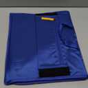 Airplane Pocket Organizer with Tray Table Cover,Portable In Flight Seat Back Organizer & Storage Bag, Commuter Essential Travel Bag Travel Accessories for Flying,Blue (Blue)