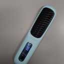 Go Brush Pro, 2026 Cordless Hair Straightener Brush 3 Adjustable Temperature Portable USB Charging Straightener Suitable for All Hair Types (Blue)