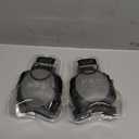 AXE Mens Shower Scrubber Tool, 2-Sided Detailer, Gray Color, Mesh Side for Lathering, Exfoliator for Smoothing Dry, Rough Skin