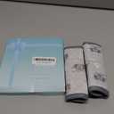 INFANZIA Car Seat Strap Covers for Infants Babies, Soft Carseat Shoulder Pads for Kids, Double-Sided Use Seatbelt Cushion Covers for Stroller, Pushchair & High Chair (Gray)