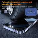 OneFish Privacy Screen Protector for IPhone 16 Pro Anti-Spy Tempered Glass Dust-Free Bubble-Free Anti-Fingerprint 9H Scratch Protection & Hassle-Free Installation Frame [2-Pack]