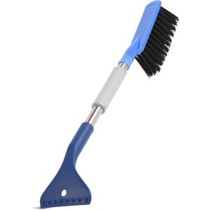 CTEWRT Ice Scraper and Snow Brush for Car Windshield, Detachable Snow Scrapers, Portable Car Scraper Snow Brush with Ergonomic Foam Grip for Cars, Trucks, SUVs