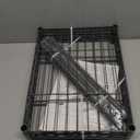 AHEONLAR 3 Tier Grey Storage Racks and Shelving - Heavy Steel Material Pantry Shelves - Adjustable Storage Shelf Metal Storage Rack Wire, Suitable for Warehouses, Closets, Kitchens