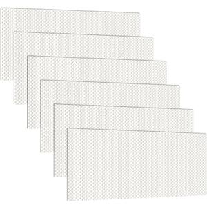 Pangda 6 Pack Replacement Fluorescent Light Covers Clear Acrylic Ceiling Lighting Panel Flat Sheet for Overhead Fixtures, 22.5 x 46.5 x 0.1 Inch