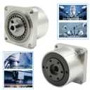 Harmonic Gear Drive Reducer Small Strain Wave Gearbox Gearbox 100:1 Rotary Reduction Actuator, Fits Nema 17 Stepper Motor (Flange Output)
