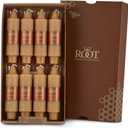Root Candles Unscented Dinner Candles Premium Beeswax Blend Boxed Candle Set, 5-Inch, Beeswax, 6-Count