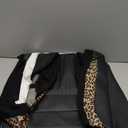 CAR PASS Leather Leopard Two Front Seat Cover Only, Universal Quilting Waterproof Deluxe PU Premium Vinyl Luxury Car Seat Cover Airbag Compatible for Most Sedan,SUV,Truck(Two Front, Brown Leopard)