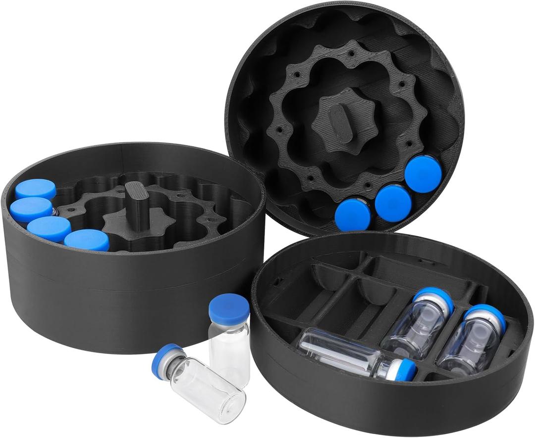 3ml Vial Storage Inserts for Hydrapeak 32oz and 18oz Food Thermos Hold, Holds up to 48 3ml Vials
