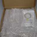 4 Tiered Square Acrylic Glass Premium Cupcake Holder-Cake Stand-Cupcake Stand-Dessert Stand-Tea Party Serving Platter (Square)