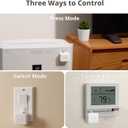 Switchbot Smart Switch Button Pusher (Bluetooth) Fingerbot for Rocker Switch/One-Way Buttons, App Timer Control, No Wiring, Optional Hub Required for Voice/Remote, White