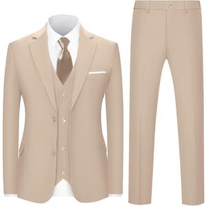 Boys Suits for Kids Formal Dress Suit Set Complete Outfit (4T, 5pc Champagne)