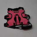 rabbitgoo Escape Proof Dog Harness Medium, Soft Padded Full Body Pet Harness, Reflective Adjustable No Pull Vest with Lift Handle and Leash Clip for Walking Hiking Training, Pink & Black, M (Medium (Pack of 1))