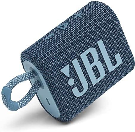 JBL GO 3 Waterproof Wireless Portable Bluetooth Speaker - Blue