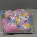 Softan Kids Snuggies Wearable Fleece Blanket with Sleeves & Foot Pocket for Kids Girls Boys, Lightweight Soft Blanket,Glow in the dark Rainbow Unicorn