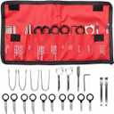 20pcs Radio Removal Tool Kit,Universal Stereo CD Player Removal Key Kit for Most Car and Truck O-050